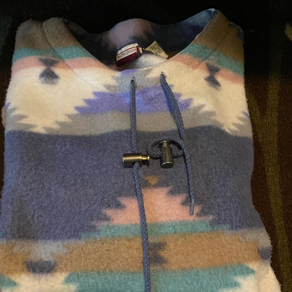 Aztec fleece pullover